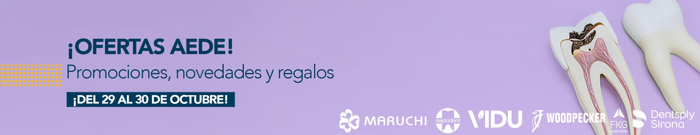 Ofertas especiales AEDE 2026 en Dentaltix