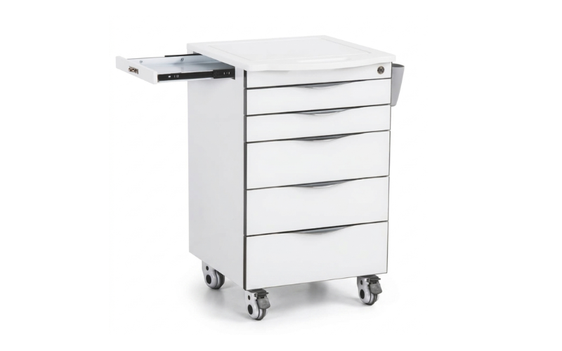 Carrito dental DTX-UM-500 vista general — bandeja lateral
