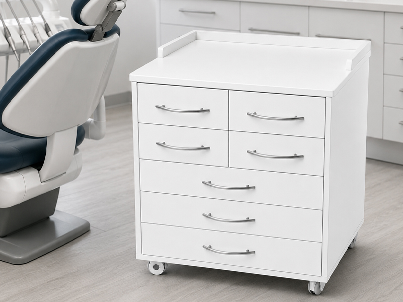 Carrito dental DTX-UM-590 con ruedas silenciosas