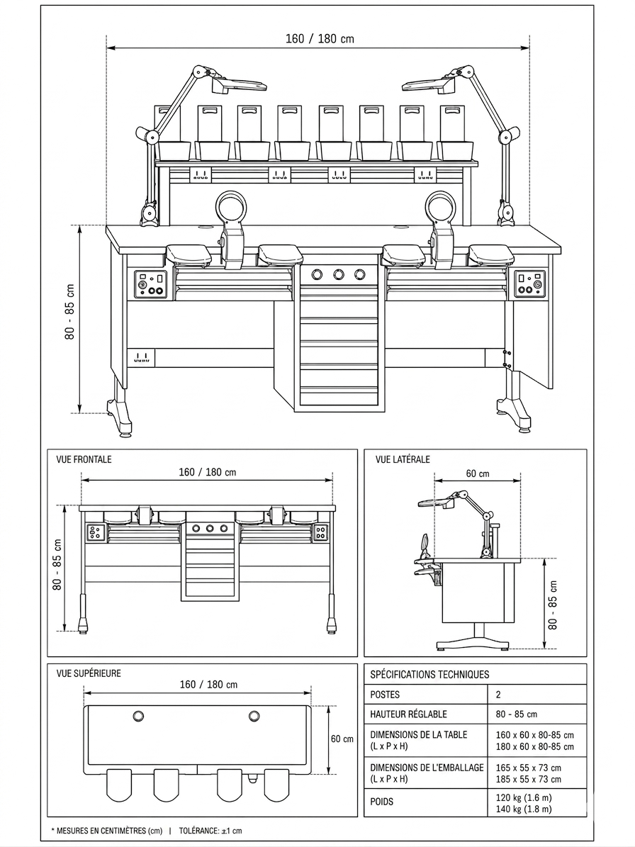 Plan technique poste NEUBER