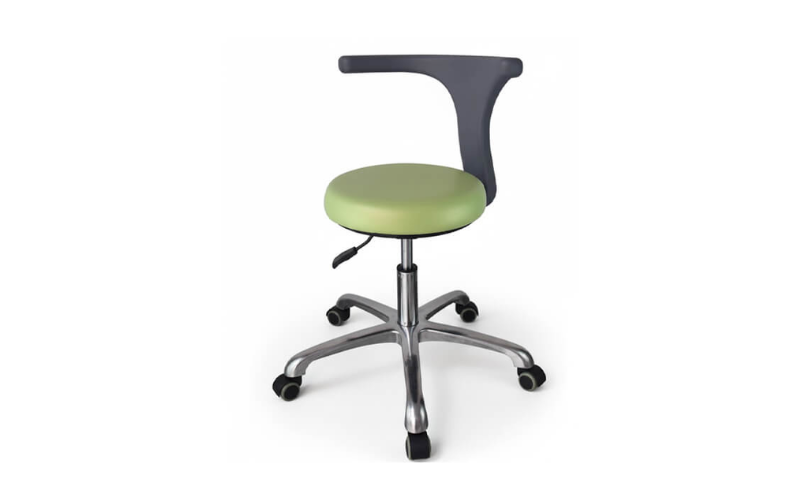 Taburete de Asistente para Clínica Dental - Verde
