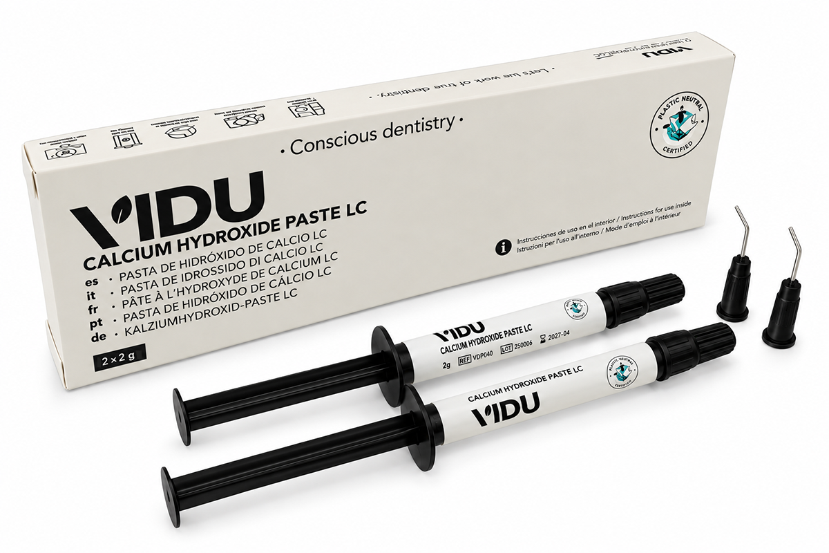 Calcium Hydroxide Paste LC VIDU protector pulpar liner silicato calcio 2x2g