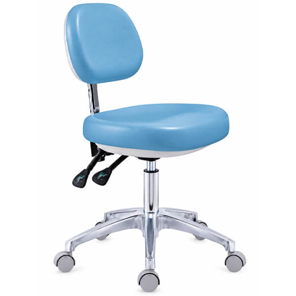 Taburete Etna para doctor NEUBER en color azul