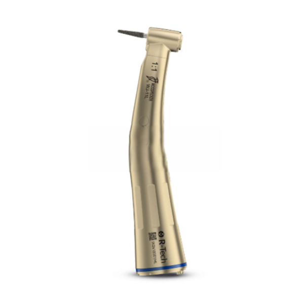 Contra ángulo Woodpecker WJ-11L 1:1 con luz LED