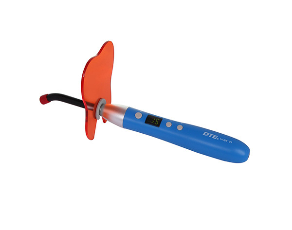 Lámpara de fotocurado DTE Lux VI Woodpecker inalámbrica color azul con cargador portátil